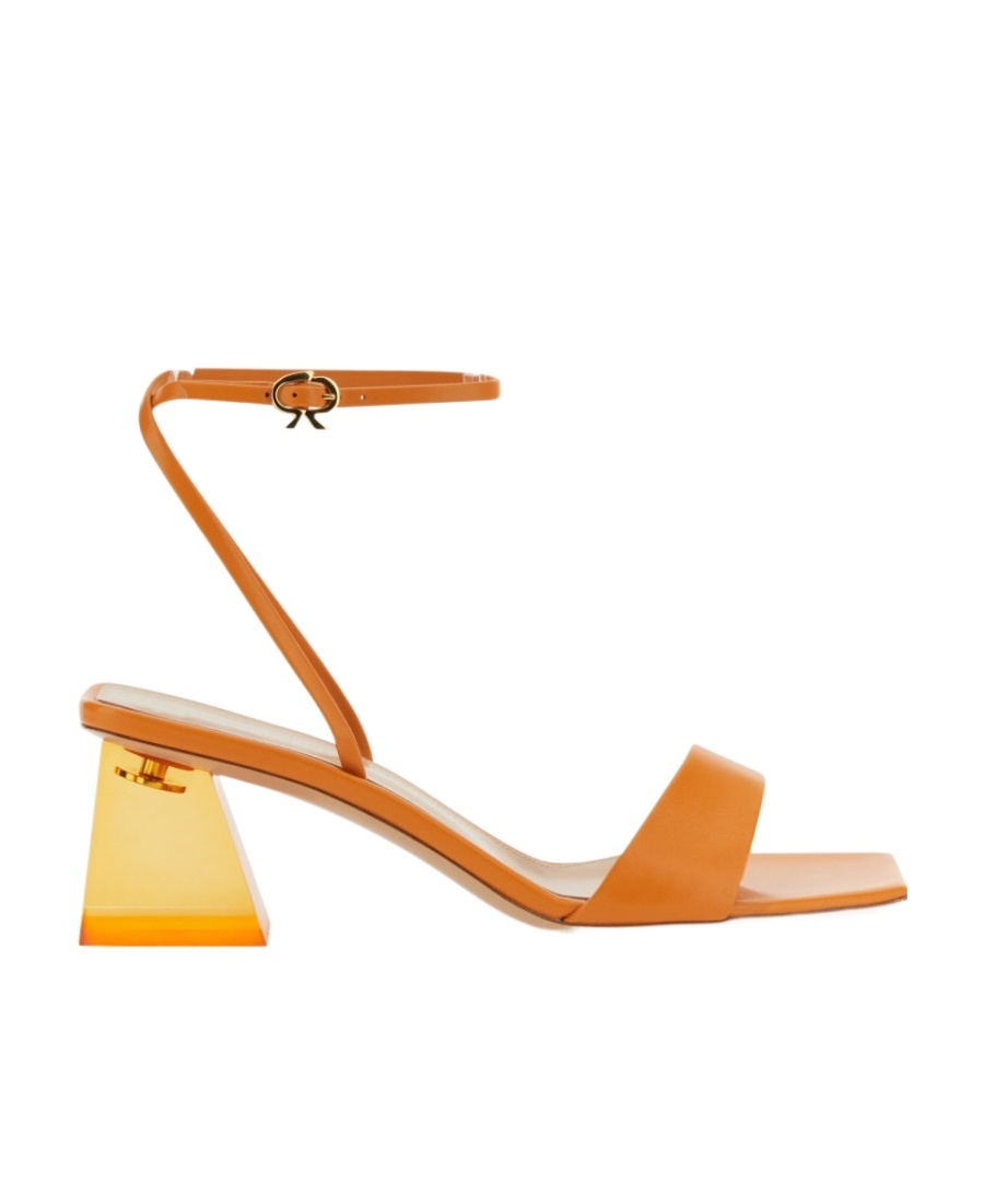 Gianvito Rossi Cosmic Graphic Heels For Women In Orange