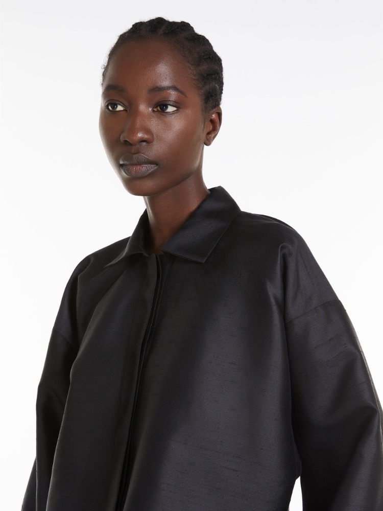 Max Mara Long-sleeved Shirt In Black