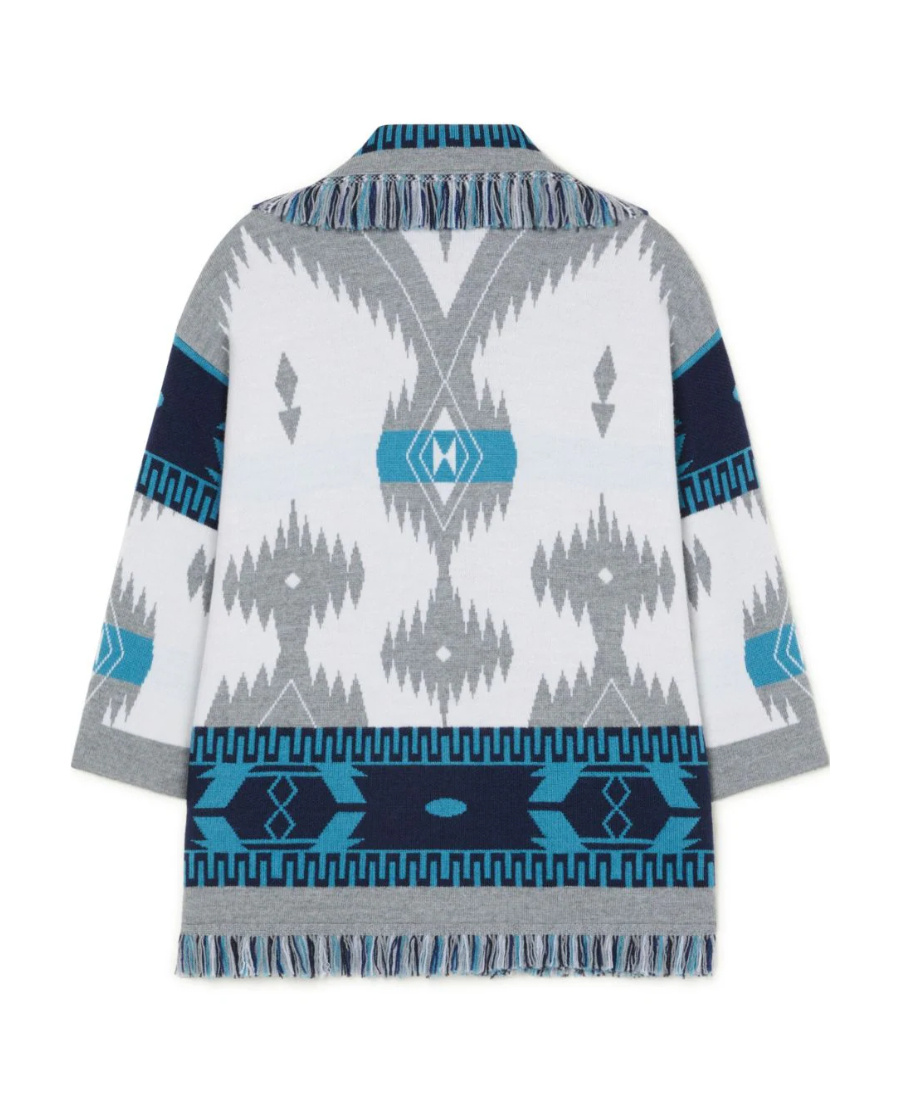 ALANUI ICON JACQUARD VIRGIN-WOOL CARDIGAN