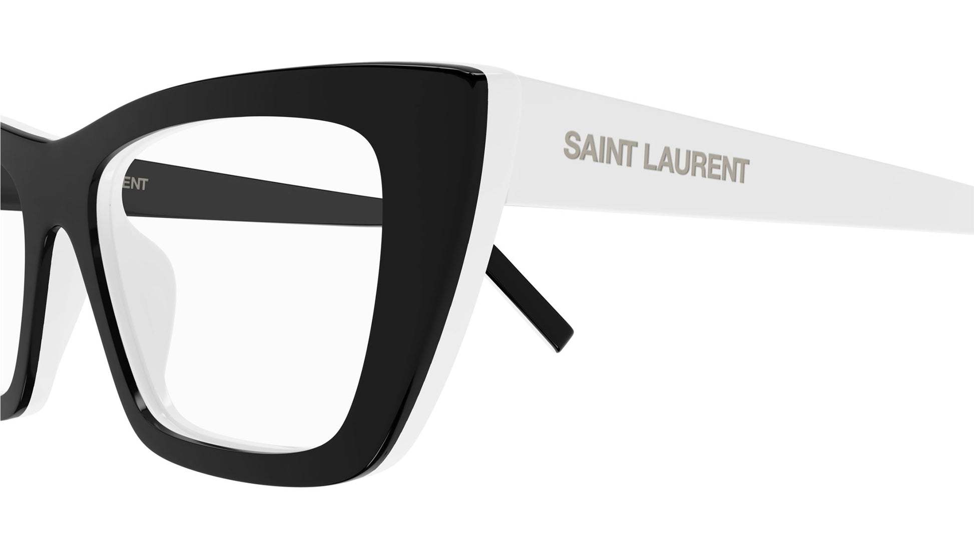 Saint Laurent Sl 737 Mica Thin Opt Glasses In Black