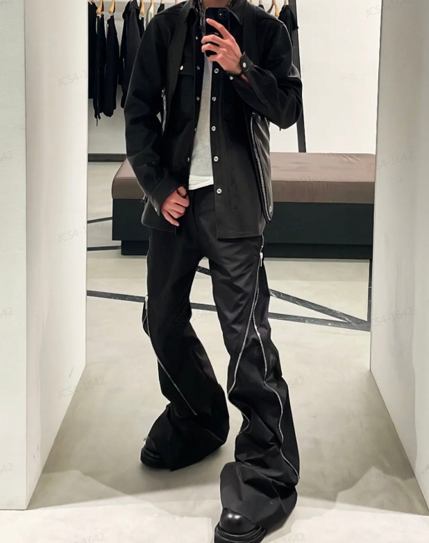 Rick Owens Men's Bolan Banana Denim Pant In Black