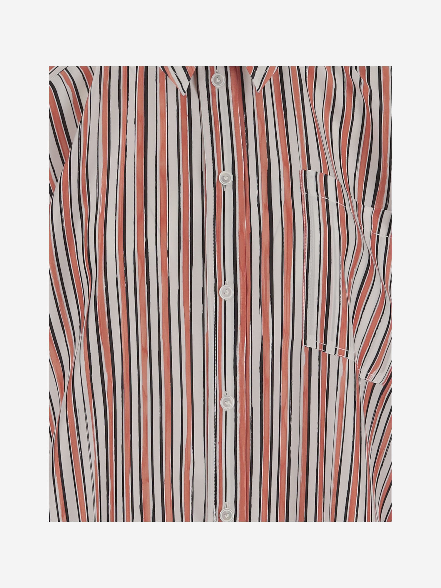 Bottega Veneta Shirt Dress In Multicolor