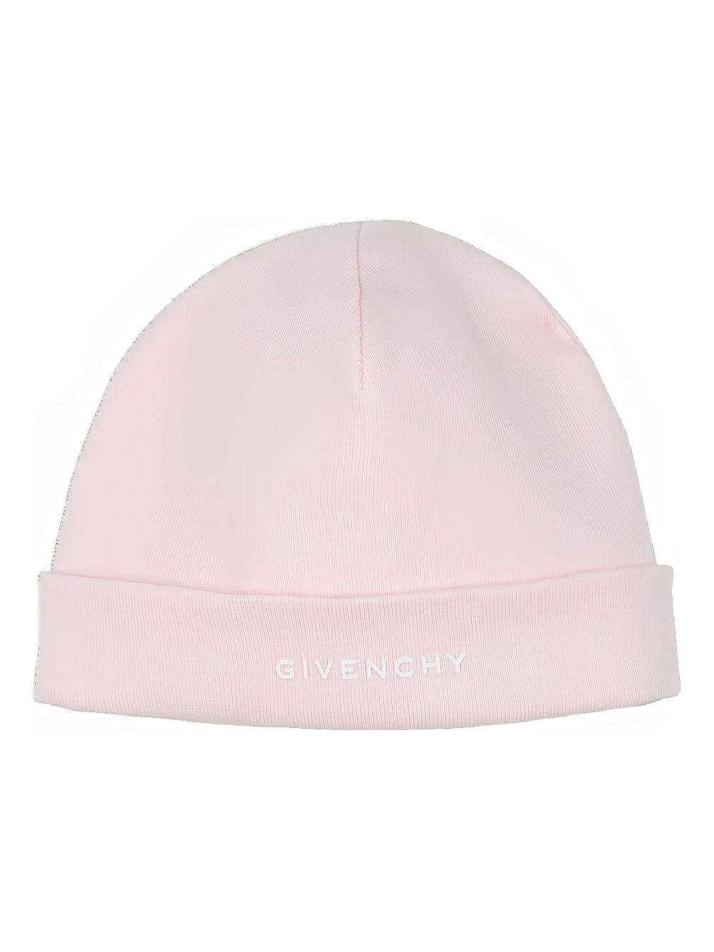 Givenchy Long-sleeved Three-piece Bodysuit In Pink