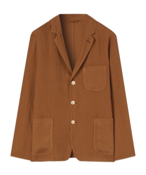 Aspesi Long Sleeved Suit Jacket In Brown