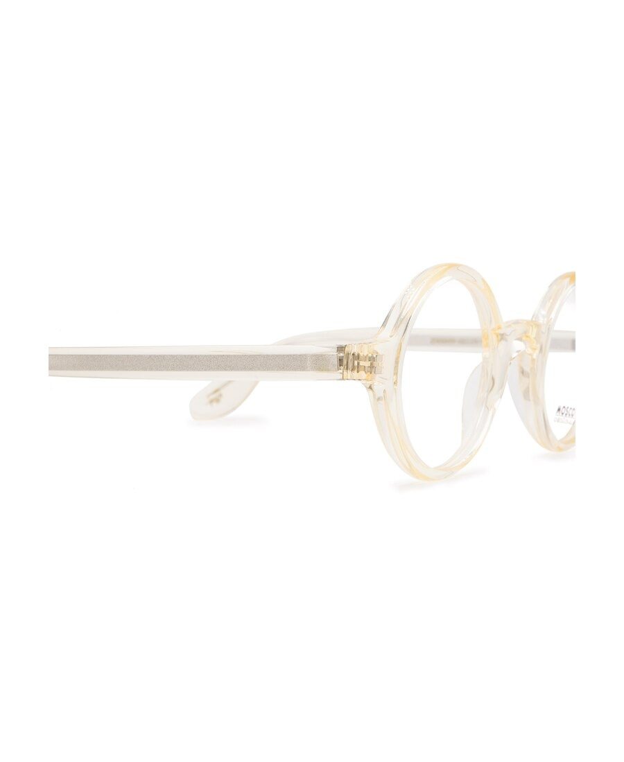 Moscot Zolman Round-frame Glasses In White