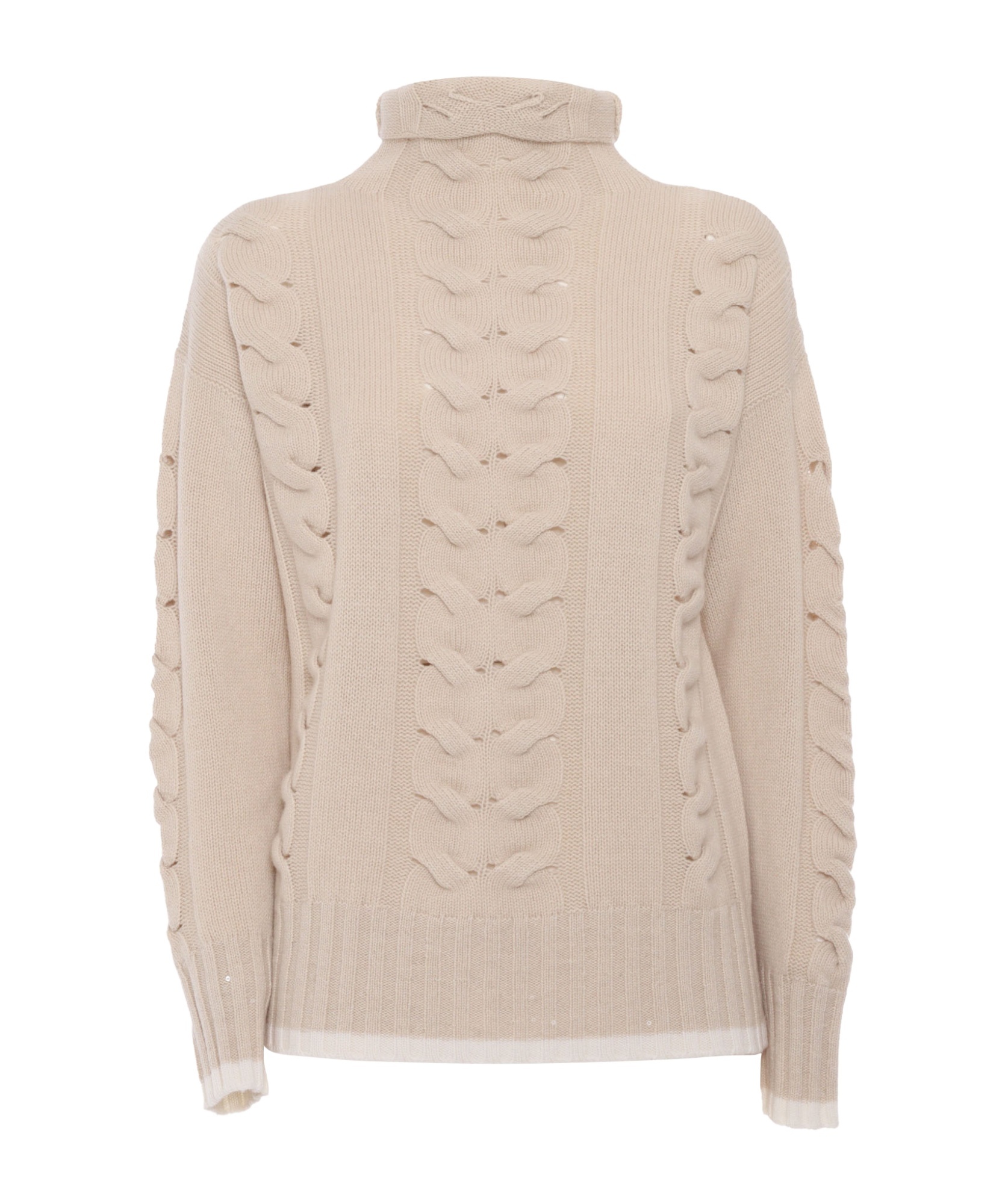 Lorena Antoniazzi Turtleneck Shirts In Nude