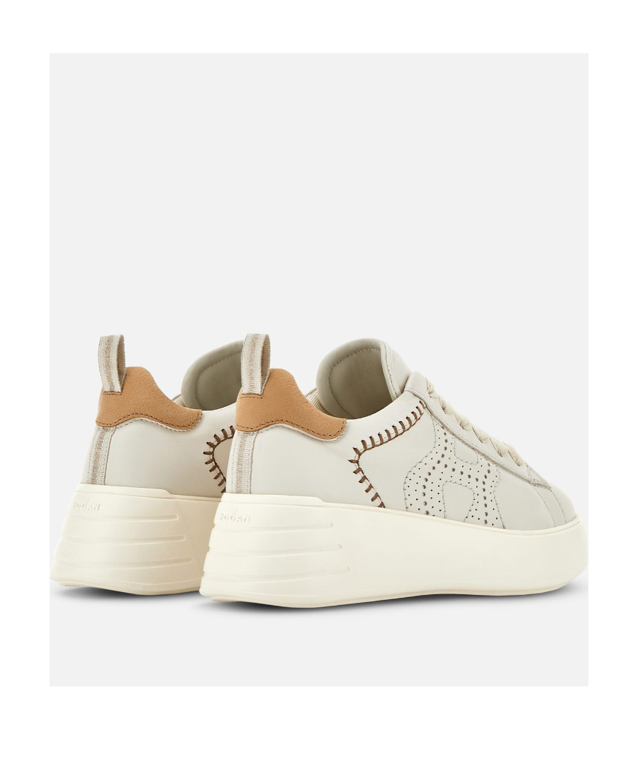 HOGAN HOGAN REBEL H564 PLATFORM LACE-UP SNEAKERS
