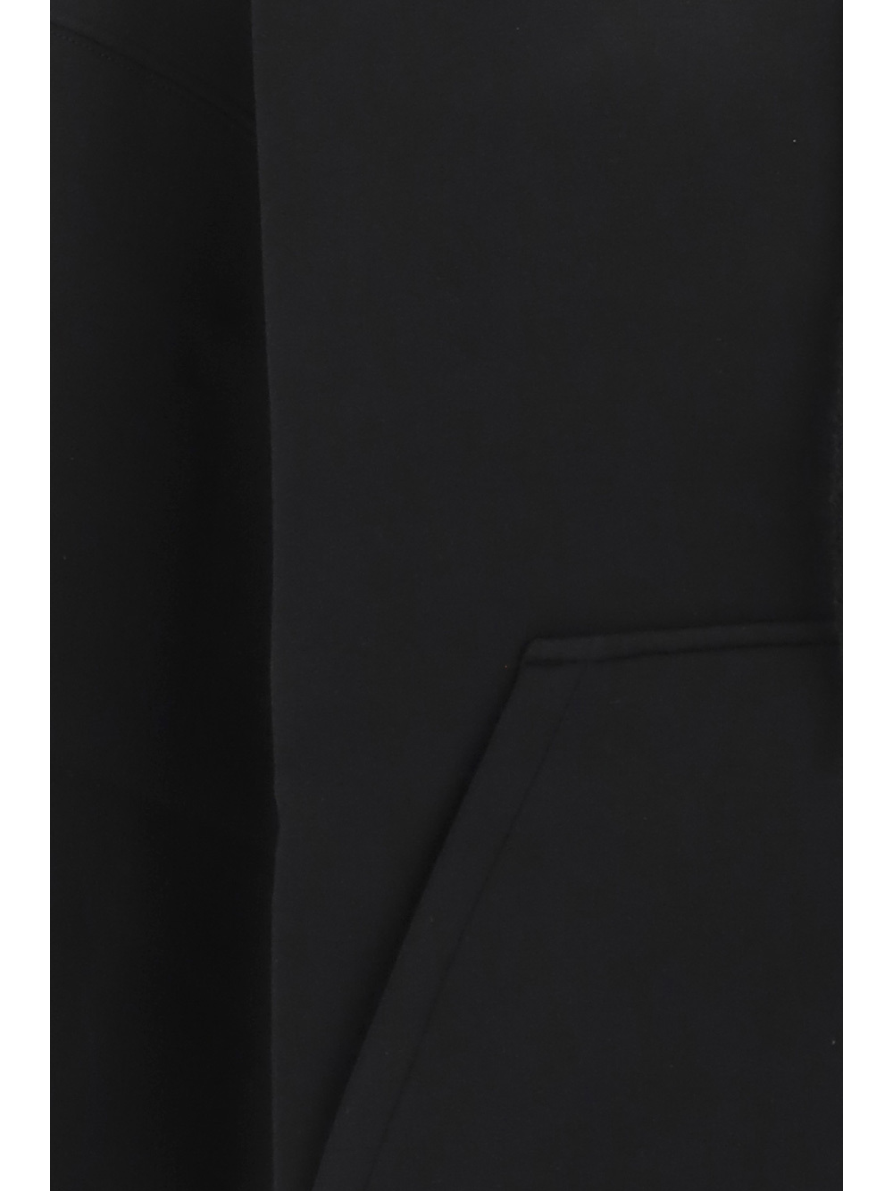 Ami Alexandre Mattiussi Ami Paris Long-sleeved Drawstring Hoodie In Black