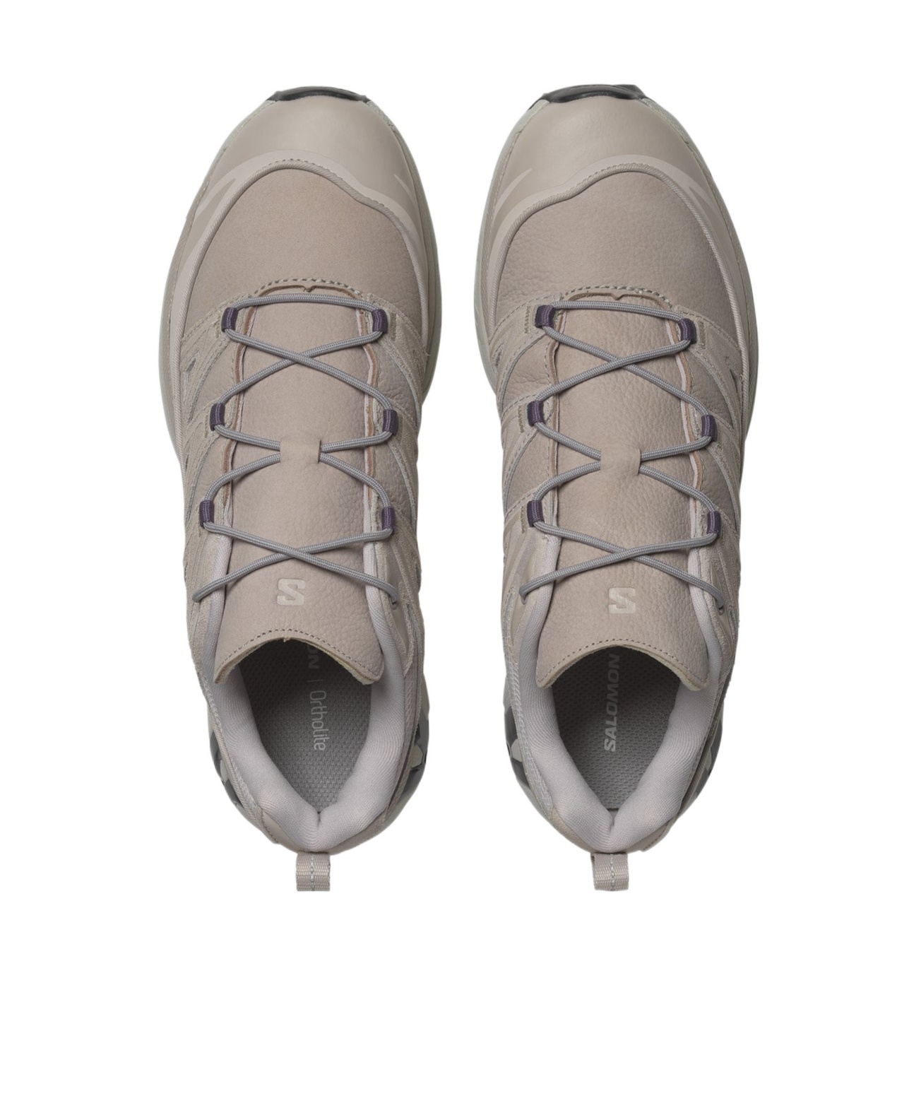 Salomon Xt-6 Expand Leather Sneakers In Gray