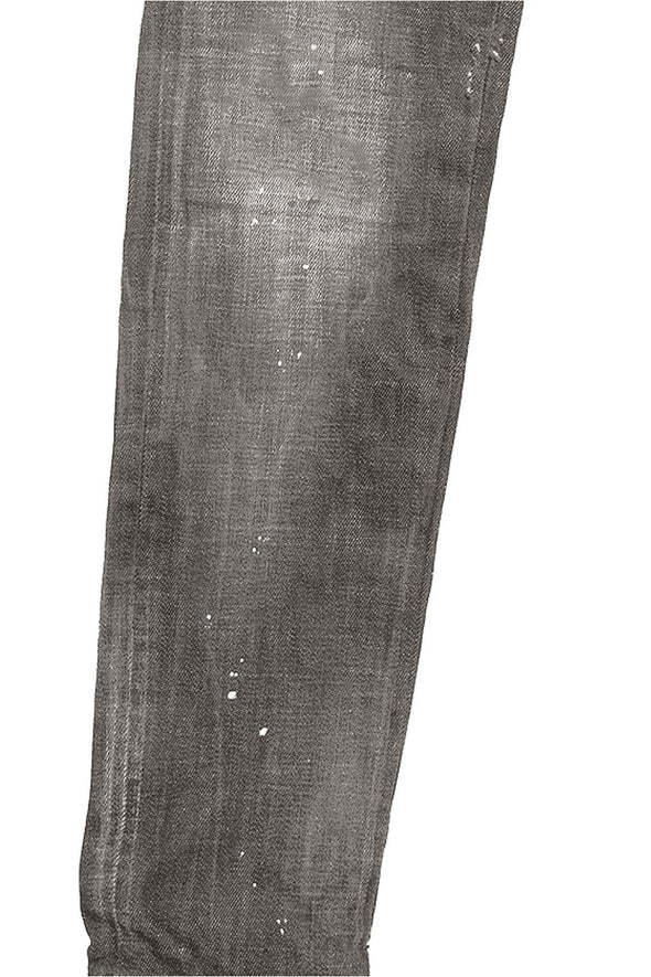 Dsquared2 Wear Details Denim Trousers In Gray