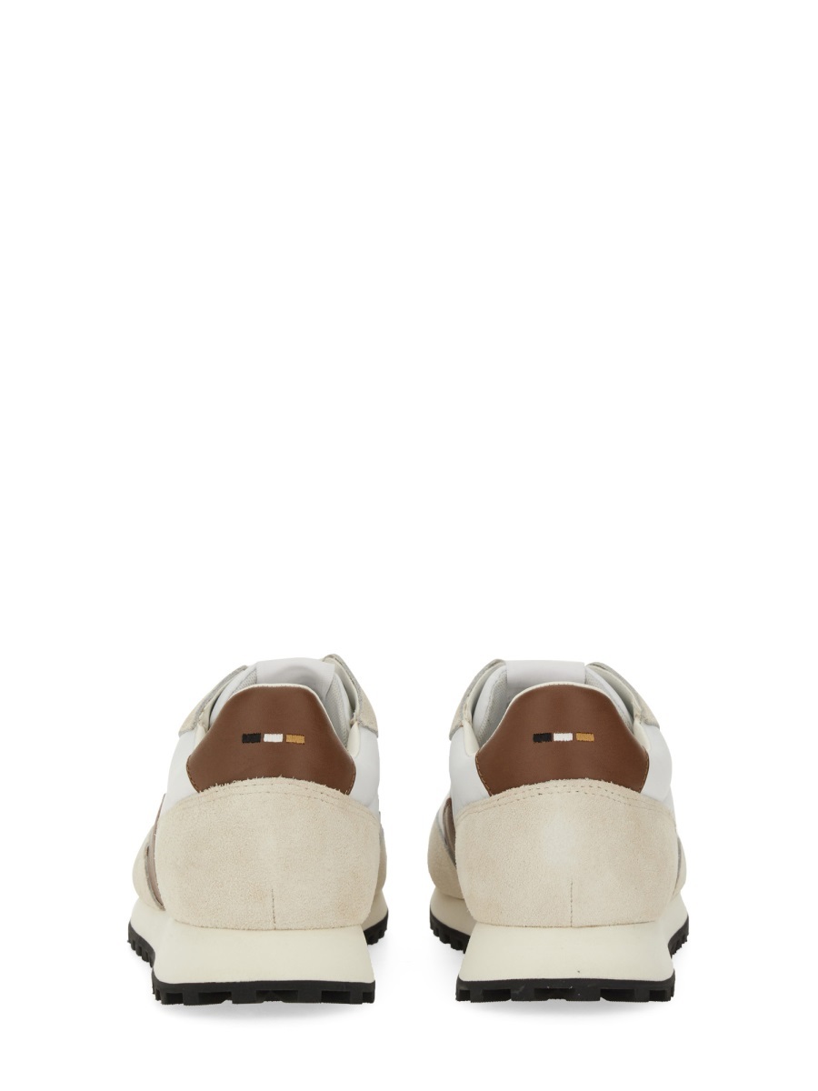 Hugo Boss Lace-up Low-top Casual Shoes In Multi