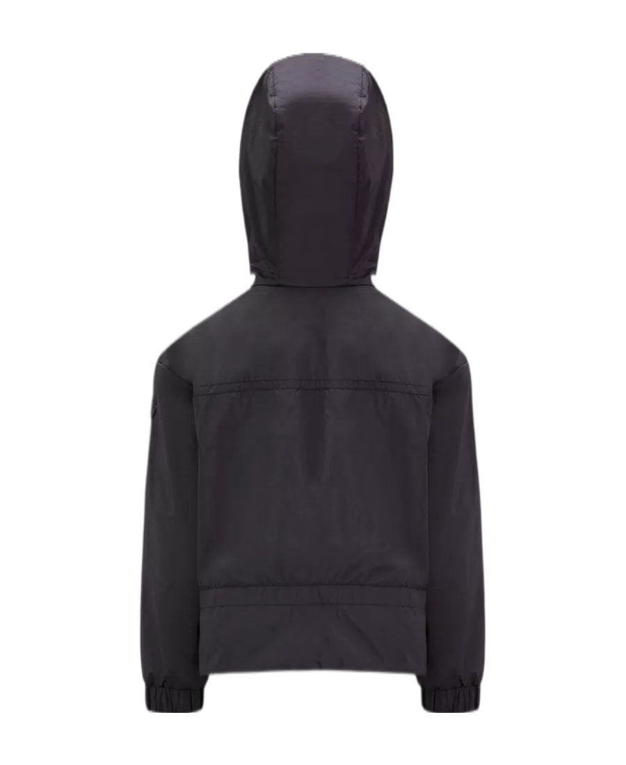 Moncler Long-sleeve Hooded Jacket In Black