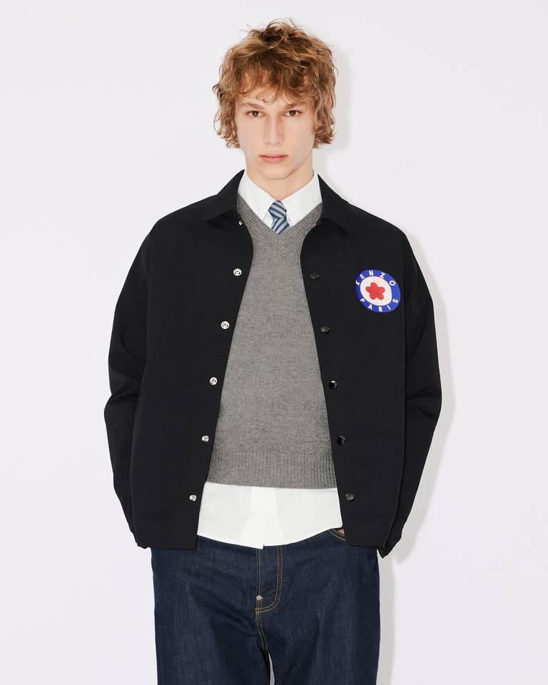 Shop Kenzo ' Target' Coach Jacket In Black