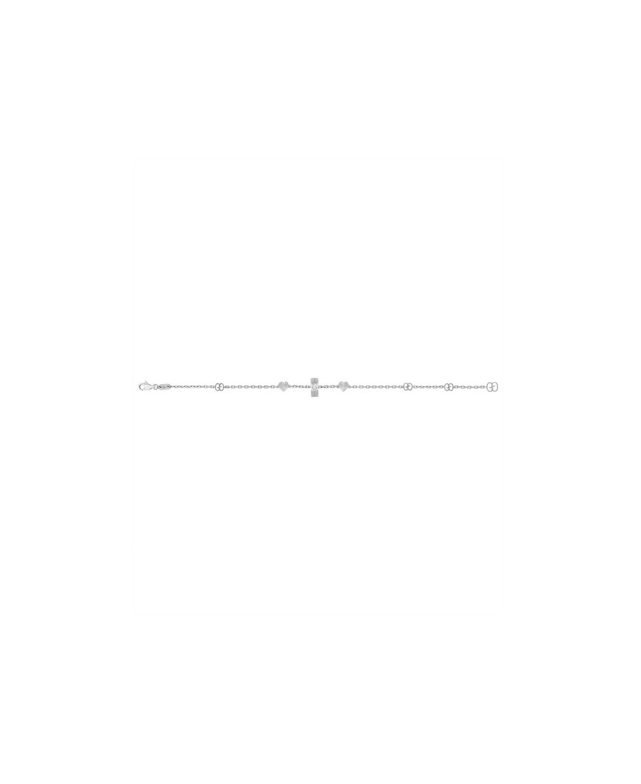 Gucci Logo Bracelet In Gray