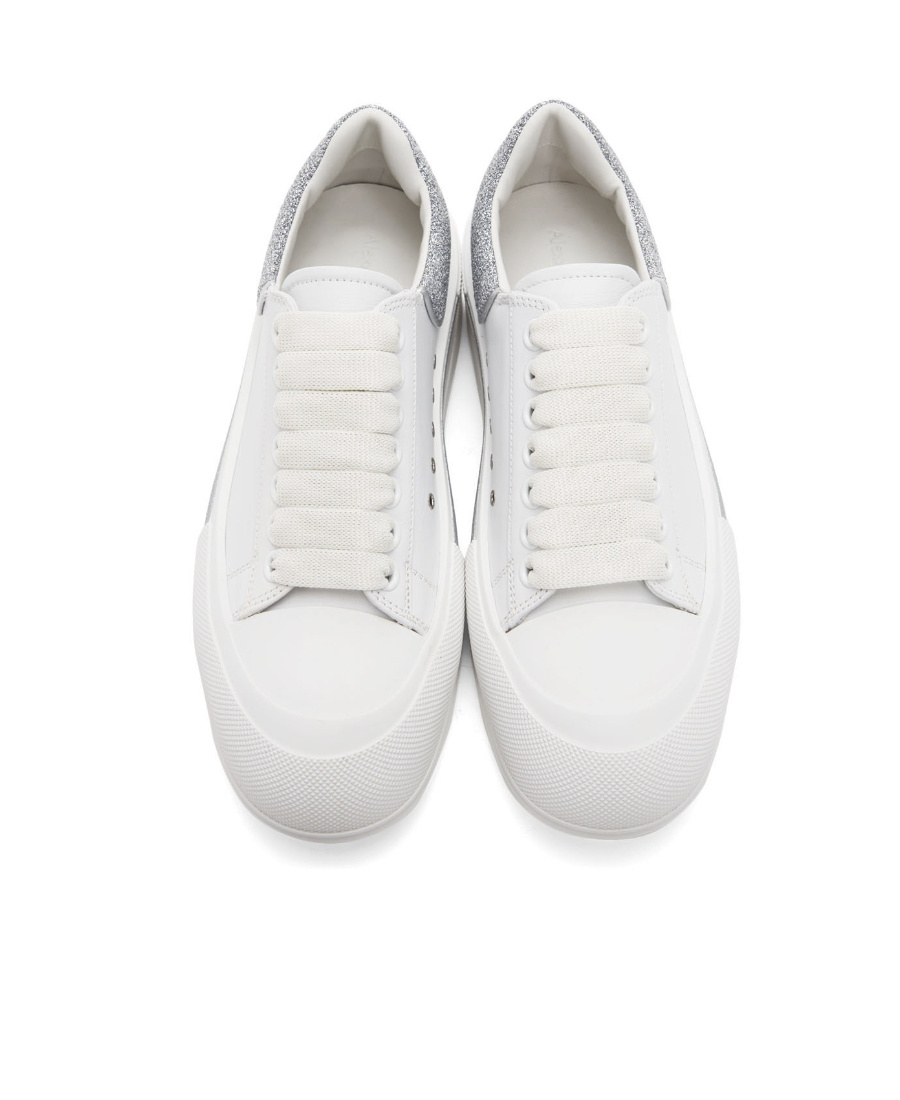 Alexander Mcqueen Oversized Low-top Sneakers In White