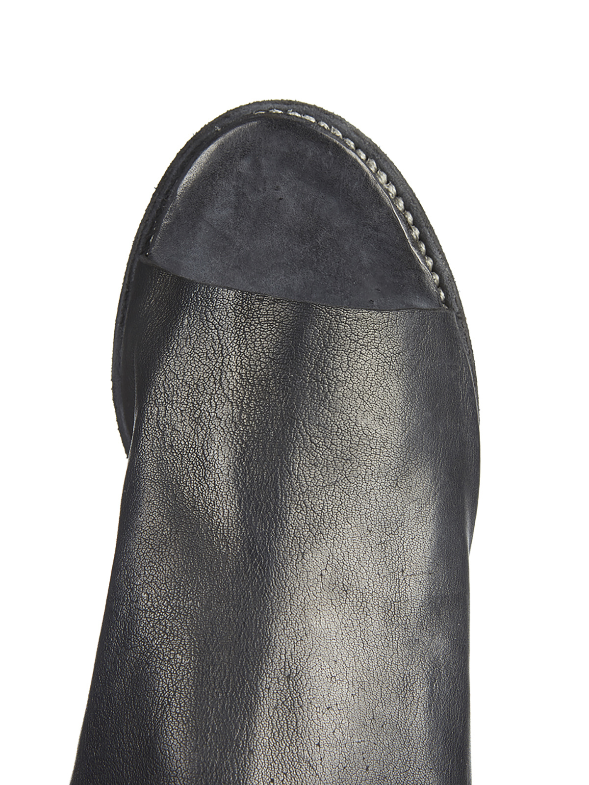 Guidi Open-toed Sandals In Black