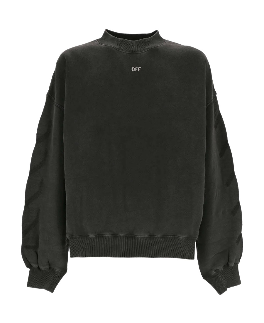 Off-white St Matthew Oversize Sweatshirt In Black