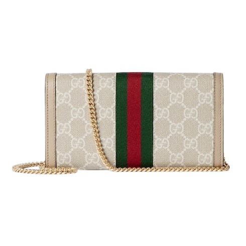 Gucci Ophidia Gg-monogram Chain Wallet