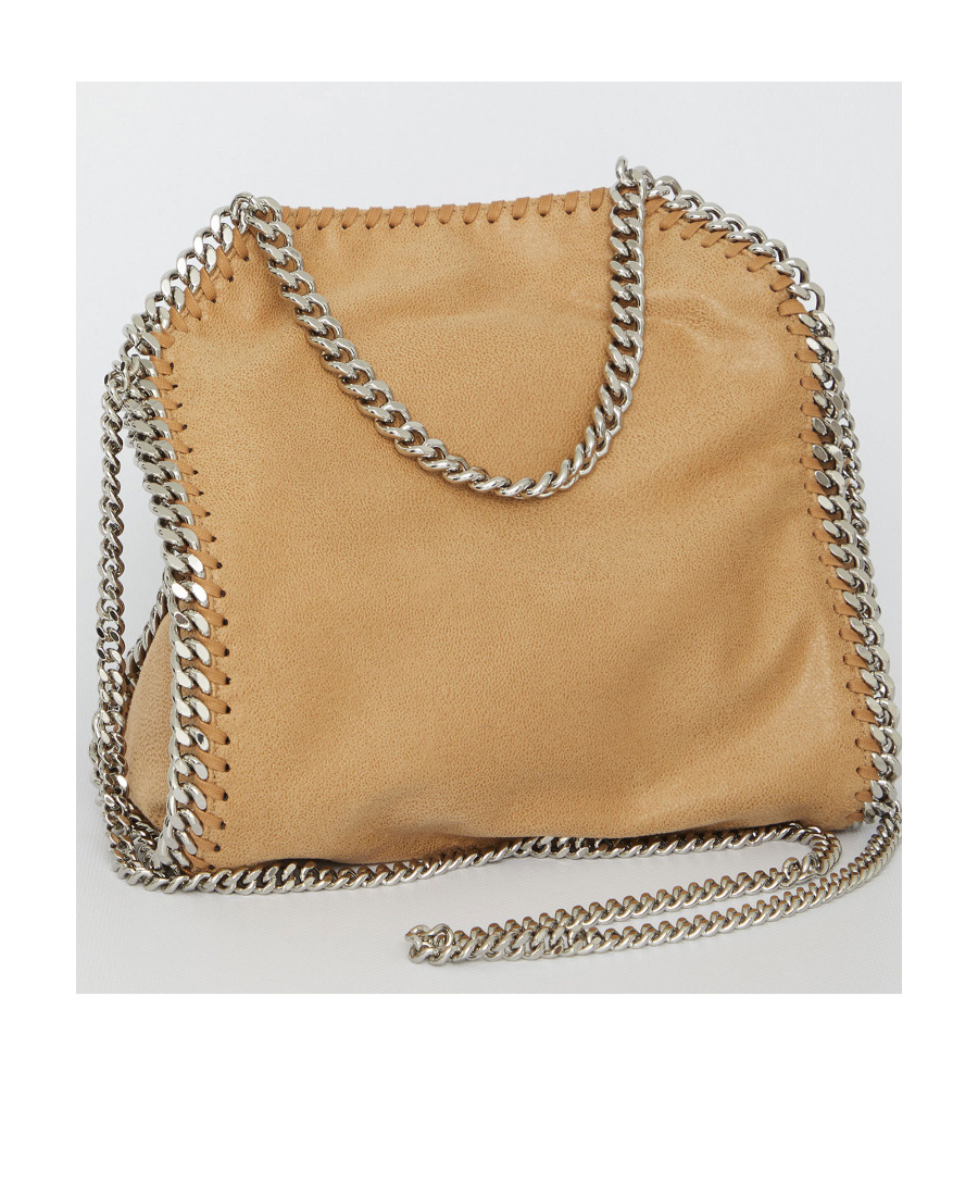 Stella Mccartney Falabella Tiny Tote Bag In Yellow