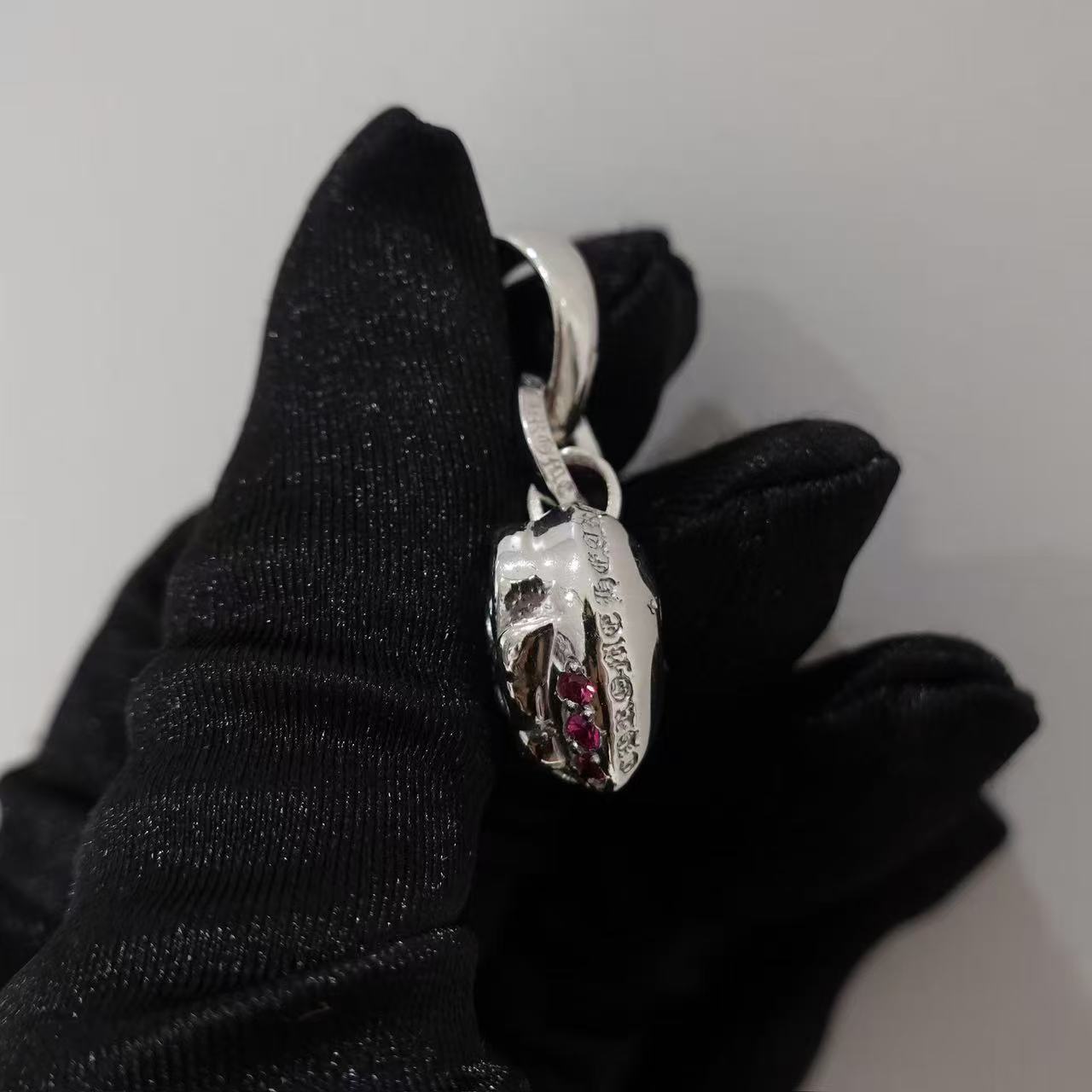 Chrome Hearts Heart Pendant In Metallic