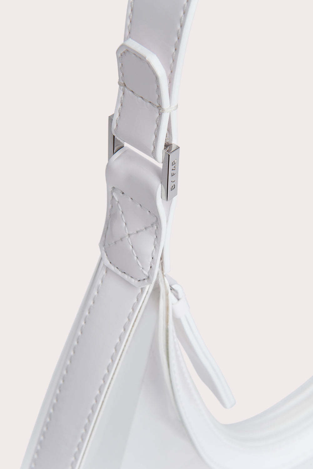 By Far Amber Transparent-design Shoulder Bag In White