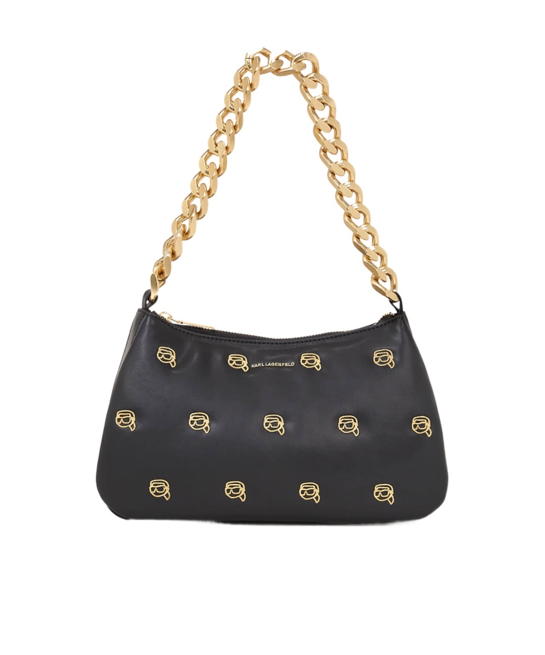 Karl Lagerfeld Small K/ikonik 2.0 Shoulder Bag In Black