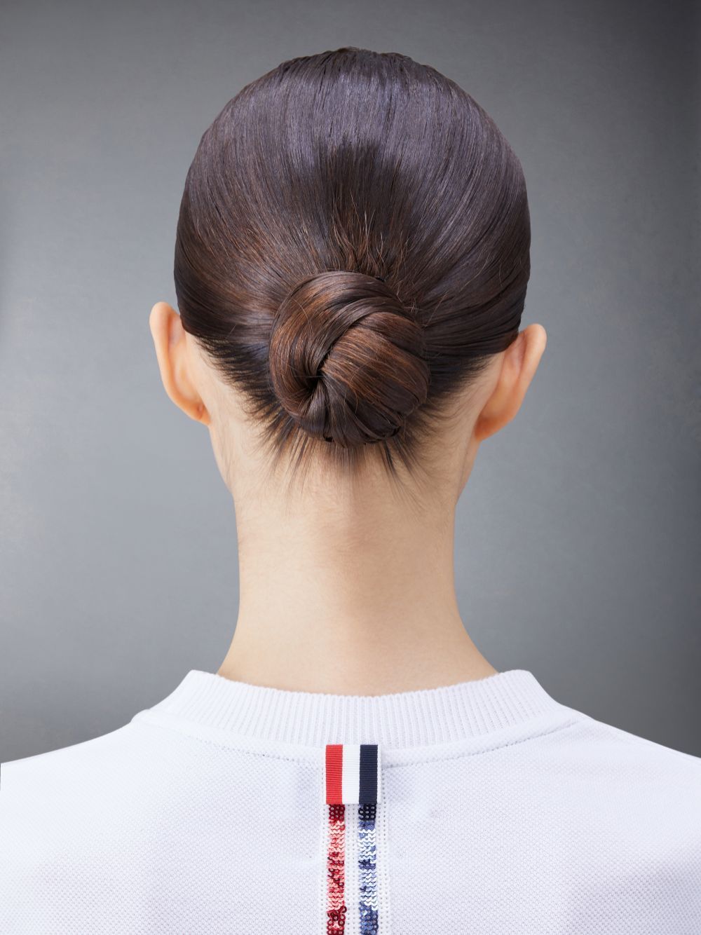 Thom Browne Sequin-embellished Cotton T-shirt In White