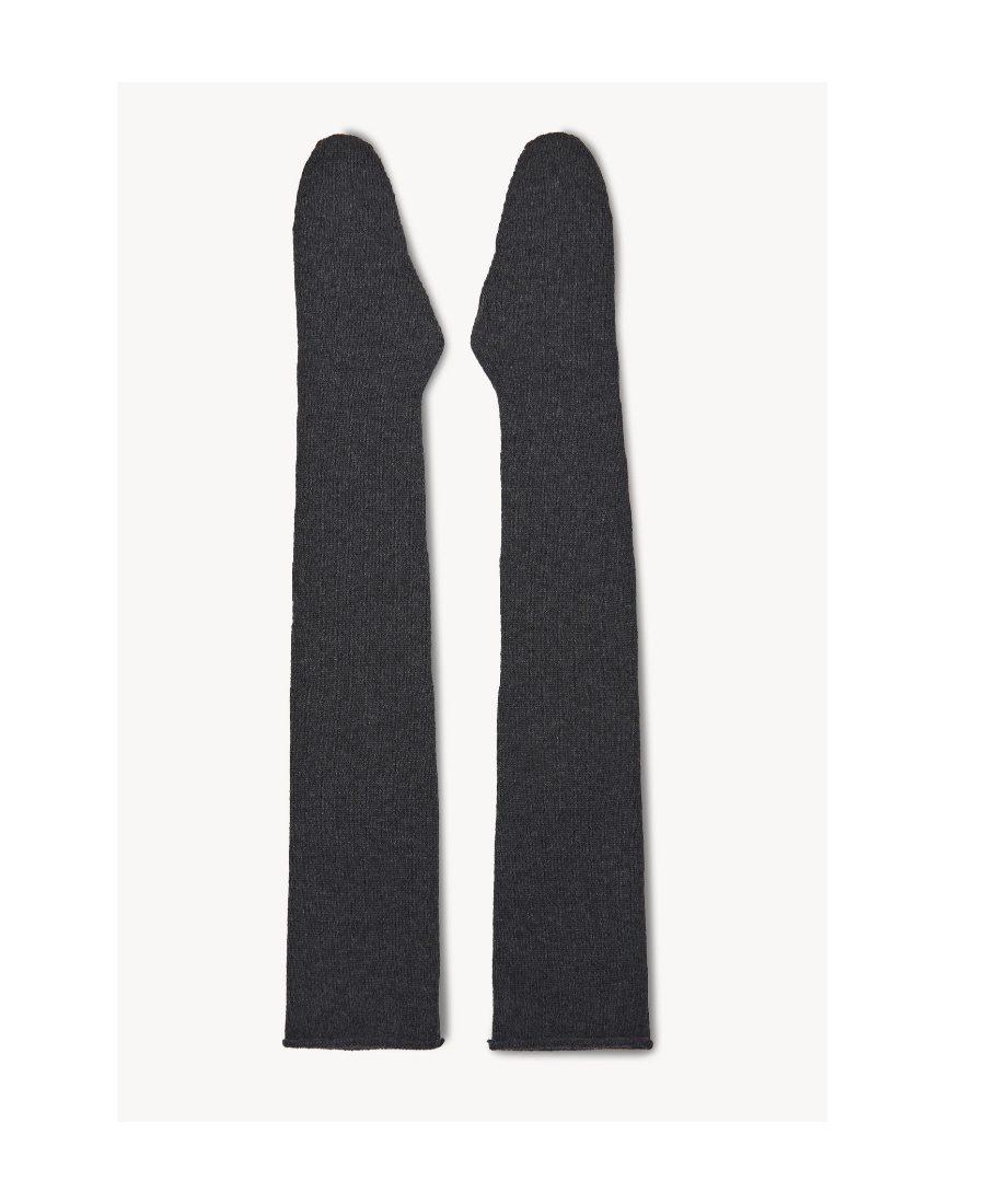 The Row Chopo Cashmere Gloves In Black