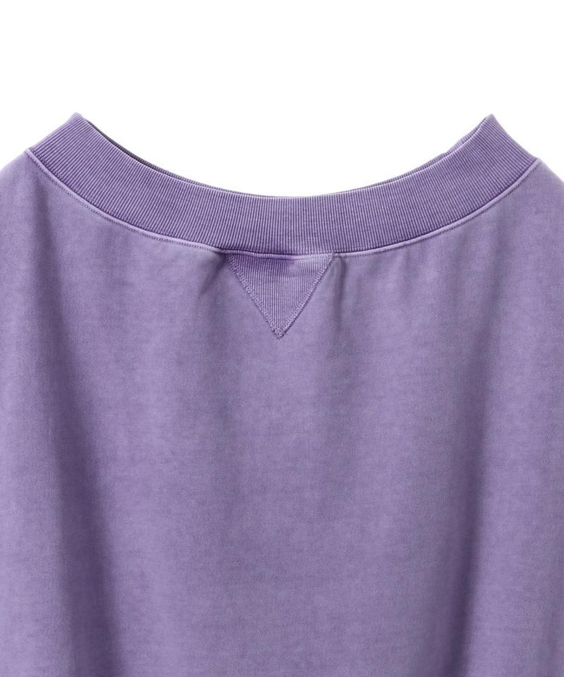 We11 Done Round Neck Hoodie In Purple