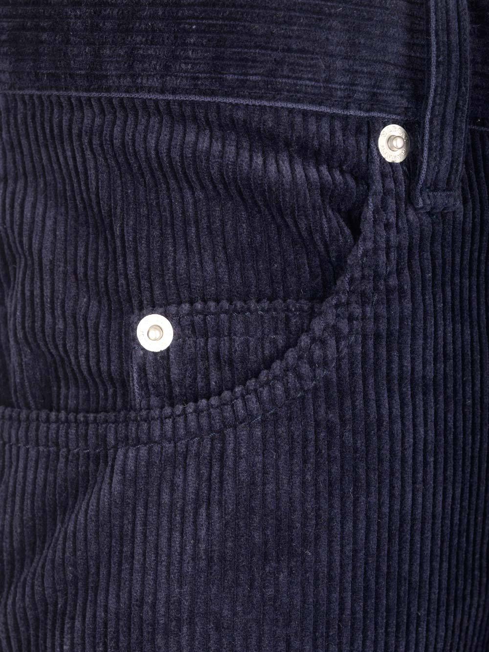 Isabel Marant Jorje-gb Straight Leg Corduroy Pants In Black