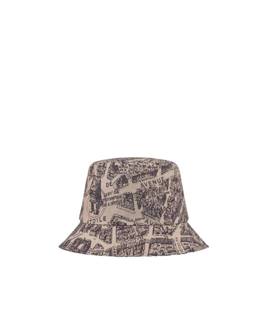 Dior Teddy-d Plan De Paris Reversible Small Brim Bucket Hat In Black