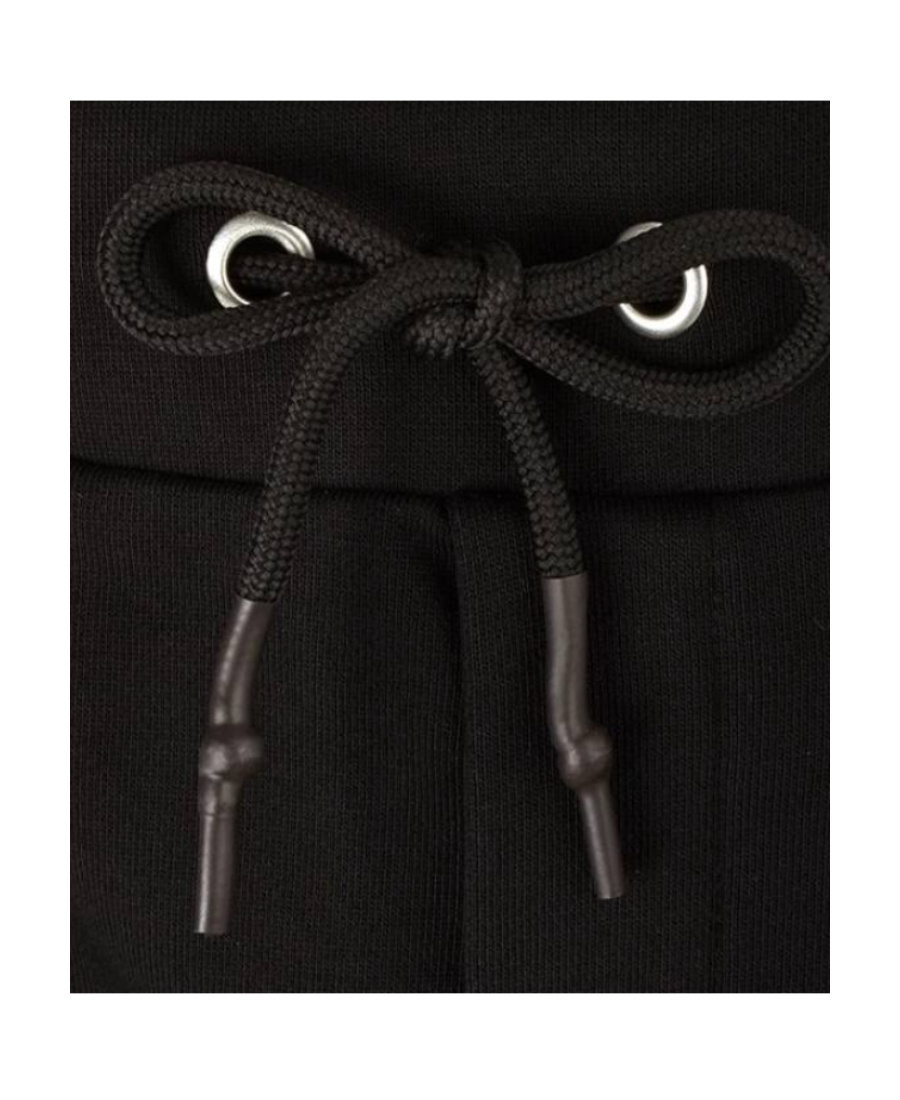 Alexander Mcqueen Black Logo Detail Sweatpants In Black