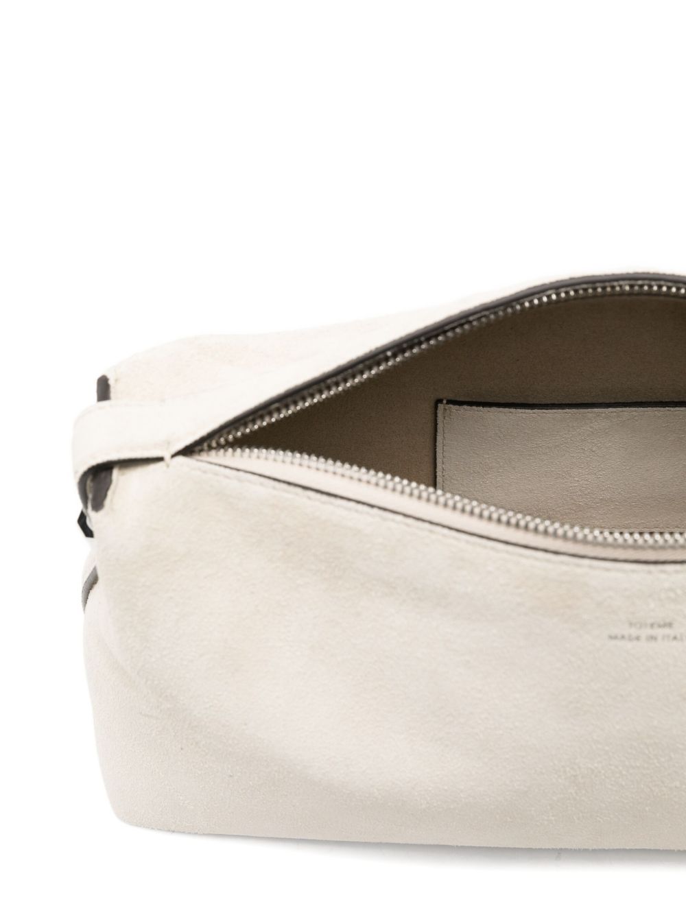 Totême Zipper Clutch In Silver