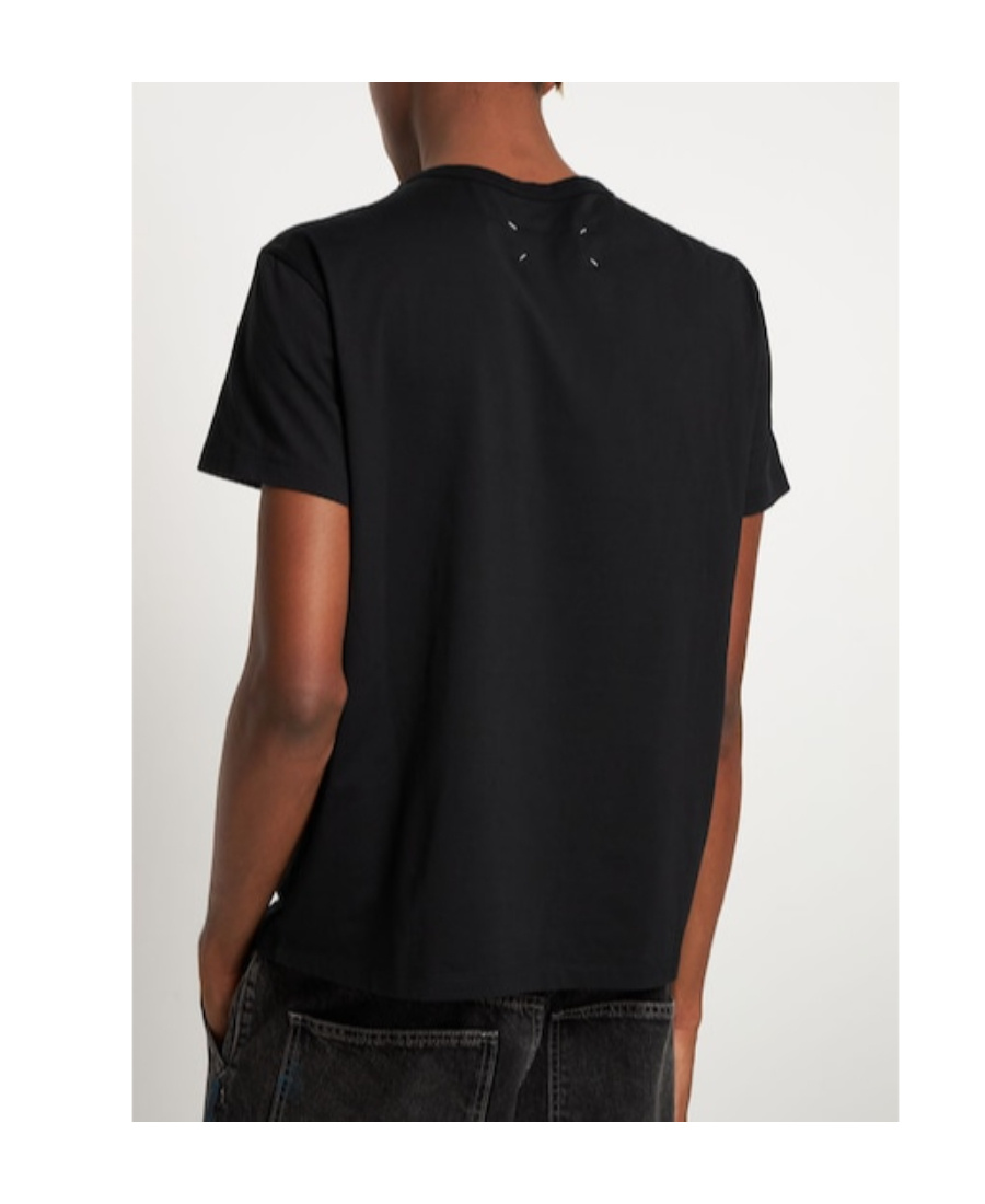 Maison Margiela Graphic-print Short-sleeve T-shirt In Black