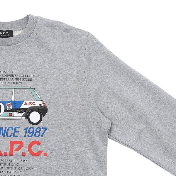 Apc Long-sleeved Sweater In Gray