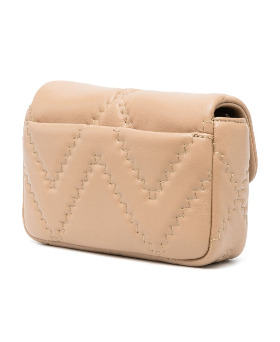 Marc Jacobs Mini The J Marc Quilted Shoulder Bag In Nude