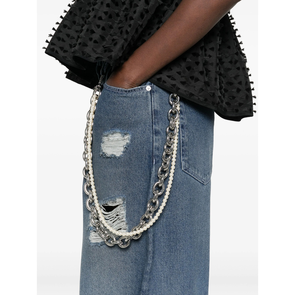 Simone Rocha Wide-leg Jeans In Blue