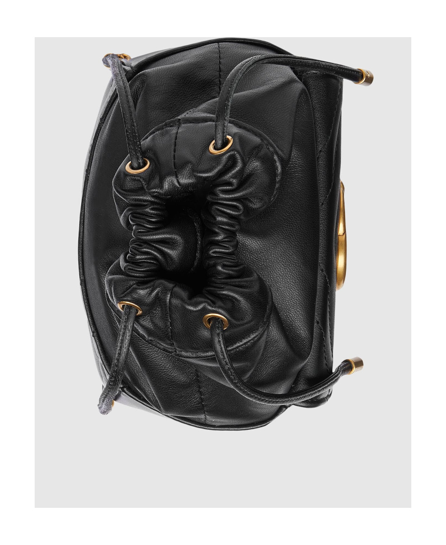 Gucci Mini Gg Marmont Bucket Bag In Black