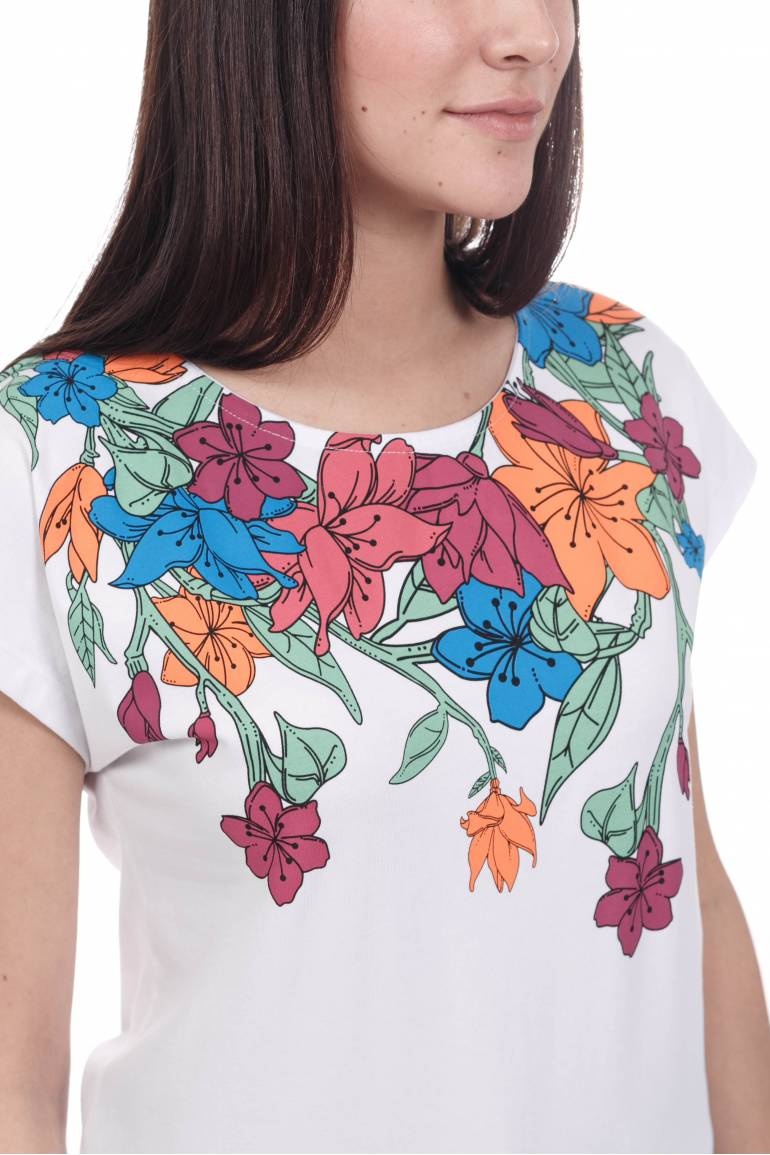 Ea7 Printed T-shirt In Multicolor