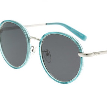 Ferragamo Logo Sunglasses In Gray