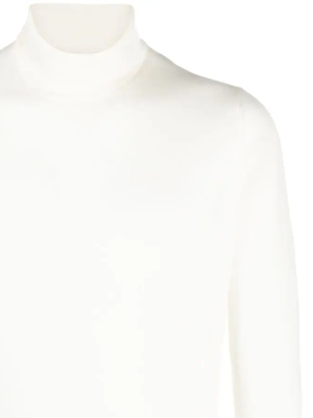 Lardini Roll-neck Wool Jumper In White
