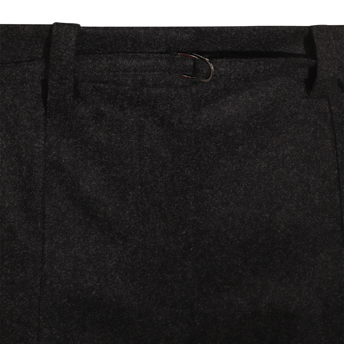 Brunello Cucinelli Straight Leg Trousers With Back Pockets And Belt Loops In Black