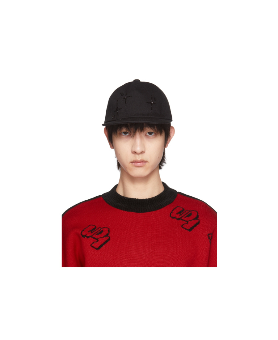 We11 Done Logo Baseball Cap In Red