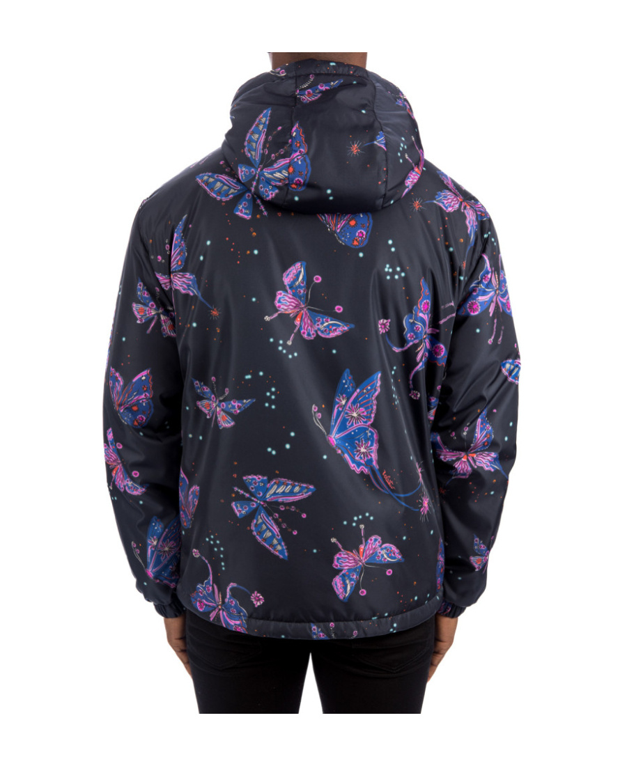 Valentino Printed Jacket In Black