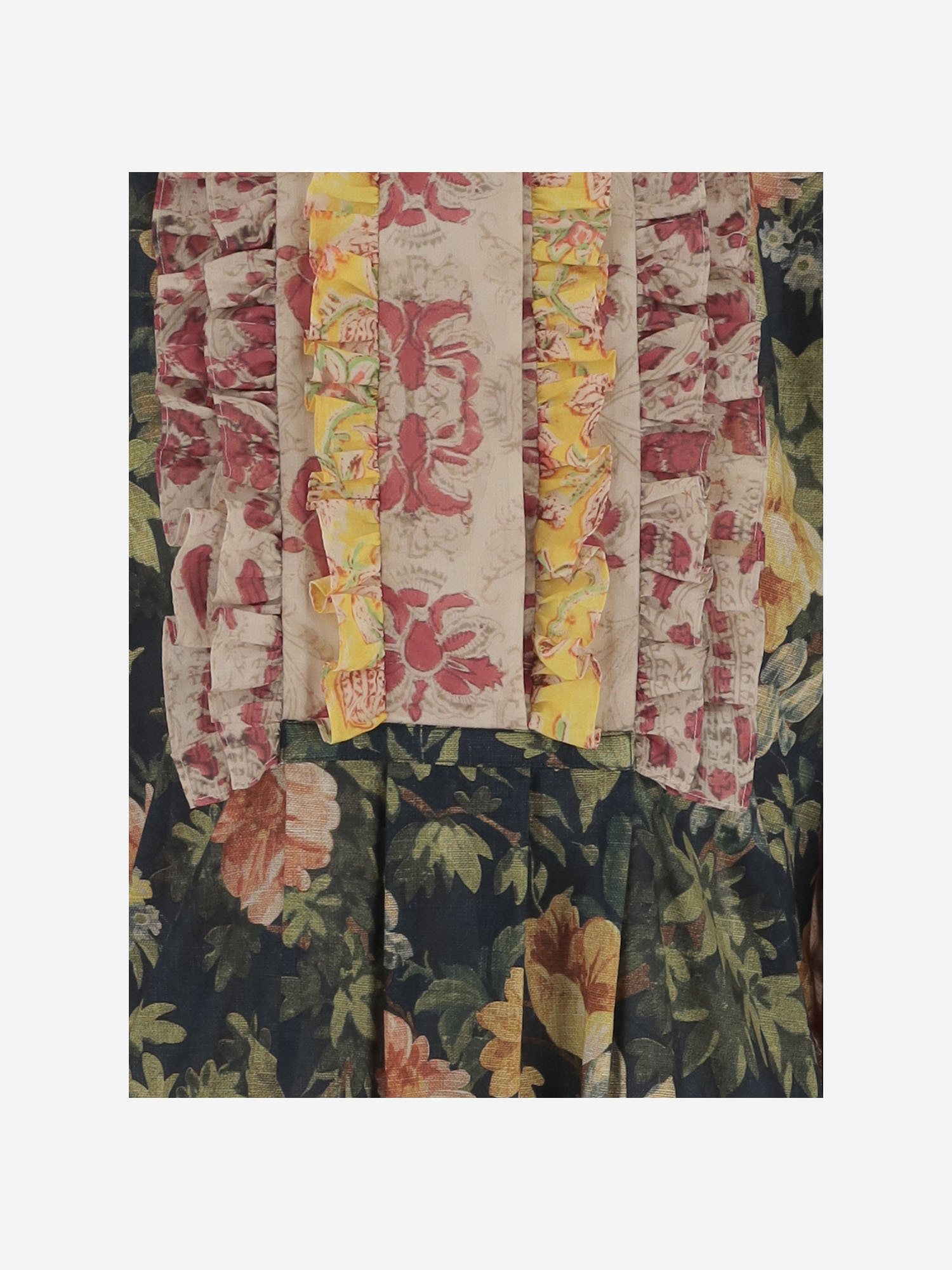 Valentino Voyage Imaginaire Muslin Short Dress In Multicolour