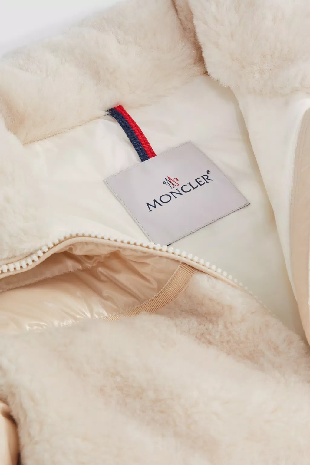 Moncler Amabay Down Jacket In Nude