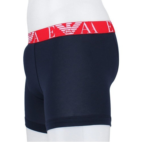 Emporio Armani Set Of 3 Logo-waistband Boxers In Black