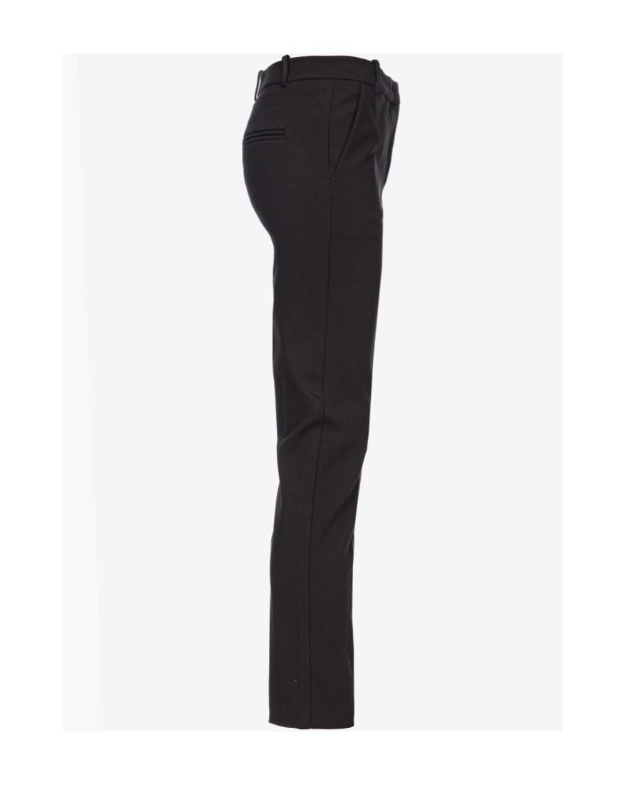 Shop Pinko Slim-fit Tailored Trousers In Black