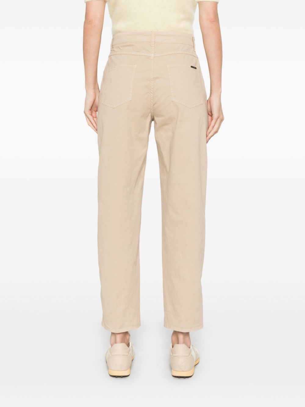 Peserico Tapered Trousers In Nude