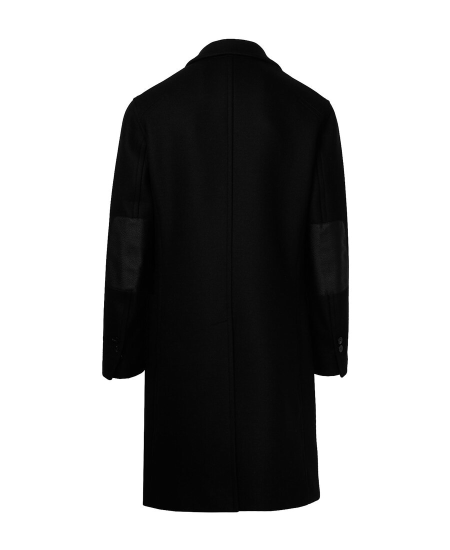 Neil Barrett Zip-up Long-sleeved Coat In Black